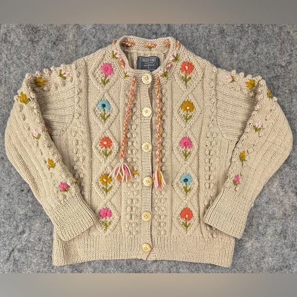 French Knot x Sundance | Heritage Blooms Cardigan | Wool | Women’s Size Small - Picture 1 of 6
